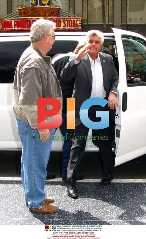 Jay Leno at Russell Crowe Walk of Fame Ceremony