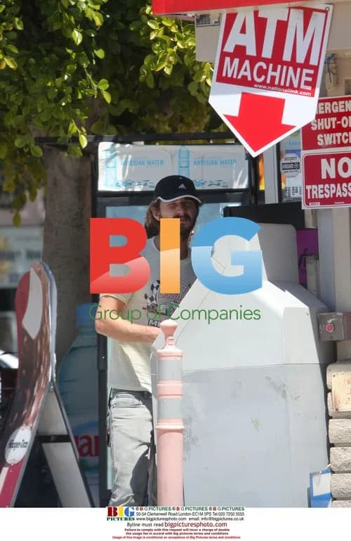 Shia LaBeouf Grabs Drink Before Gym