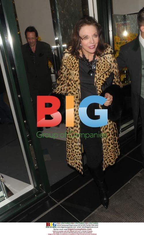 Percy Gibson and Joan Collins at Ivy Club