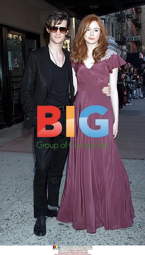 Matt Smith and Karen Gillan at 'Doctor Who' screening