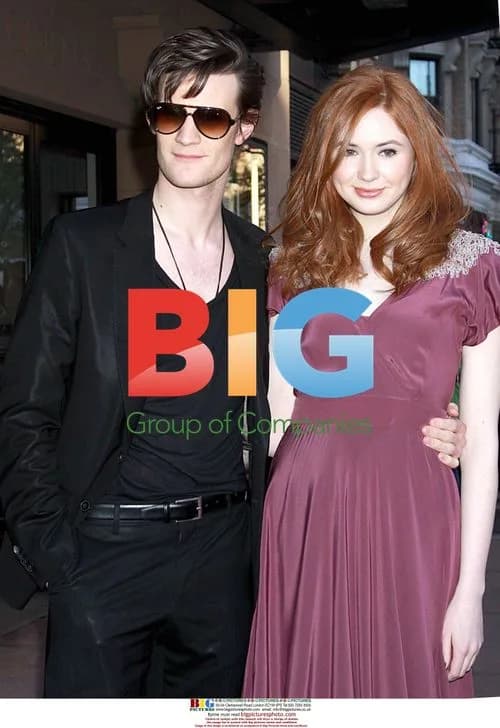 Matt Smith and Karen Gillan at 'Doctor Who' Screening