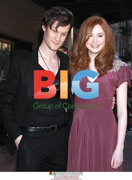 Matt Smith and Karen Gillan at 'Doctor Who' Screening