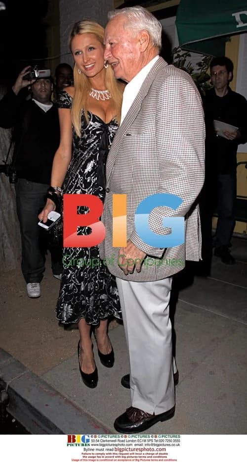 Paris Hilton and William Barron Hilton I Dinner in Beverly Hills