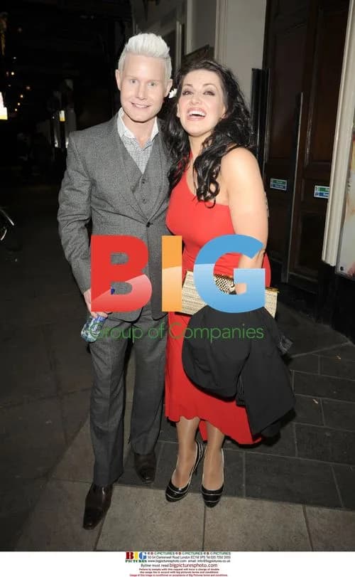 Rhydian Roberts and Jodie Prenger leaving Hair musical