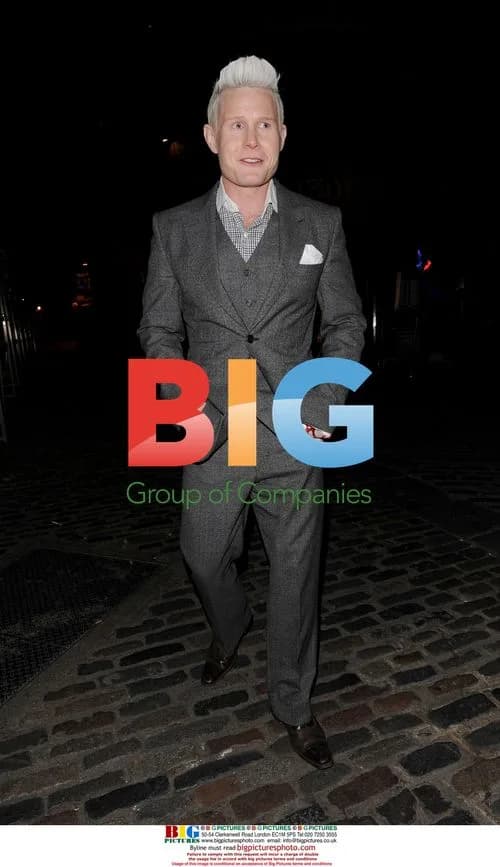 Rhydian Roberts at Hair Musical Press Night