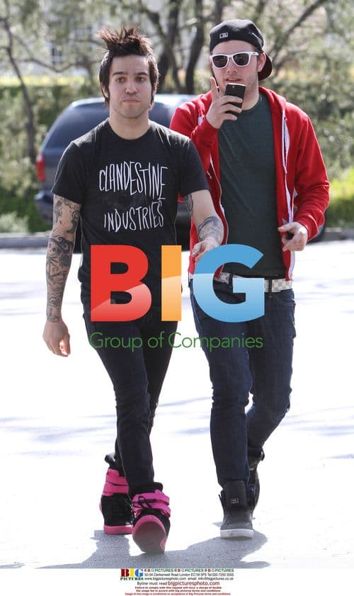 Pete Wentz Shows Off New Car and Shoes