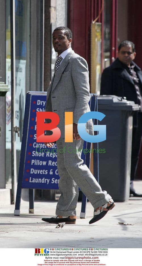 Patrice Evra in Queensway, London