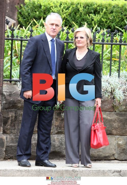 Julian McMahon and family at Lady Sonia McMahon's funeral