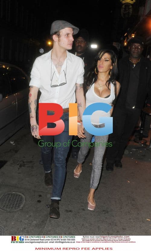 Amy Winehouse and Blake Fielder-Civil leave Jazz After Dark