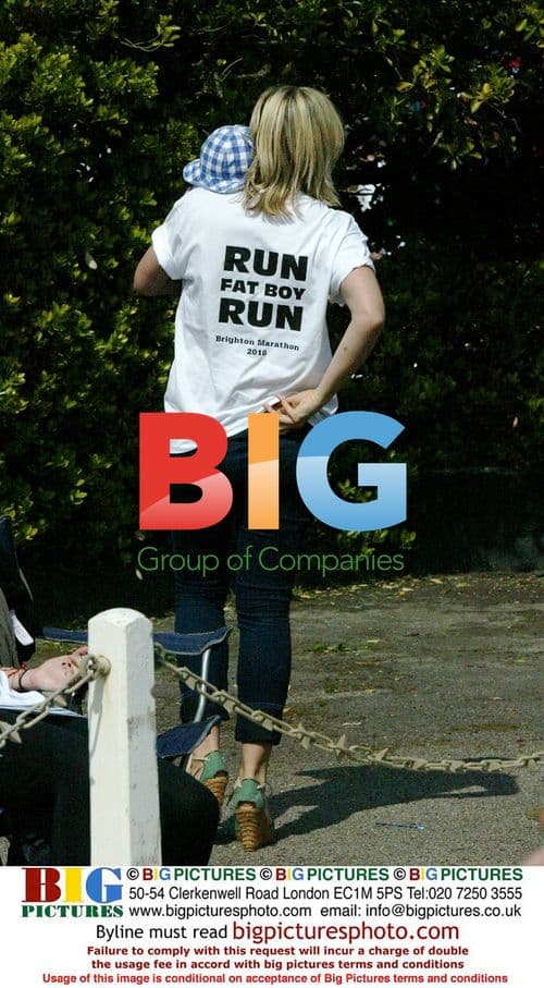 DJ Fatboy Slim Runs Brighton Marathon