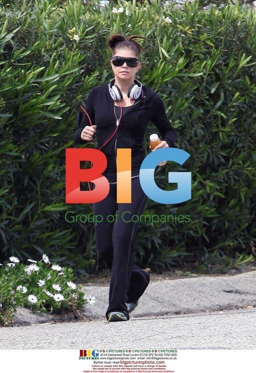 Fergie Jogging in LA