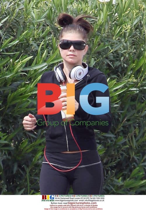 Fergie Jogging in Los Angeles