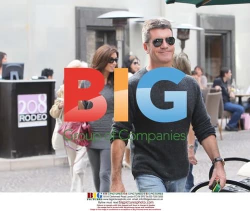 Simon Cowell and Mezhgan Hussainy Lunch in Beverly Hills