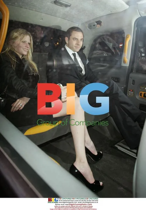 David Walliams and Lara Stone at Nobu