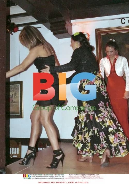 Jennifer Aniston and Gerard Butler at Flamenco Party