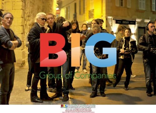 Karl Lagerfeld Filming Chanel Short Movie