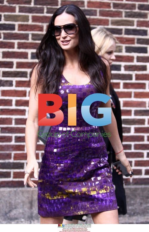 Demi Moore on 'The Late Show' in NYC