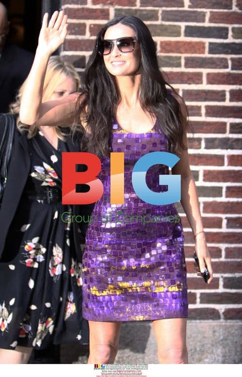 Demi Moore on Letterman Show