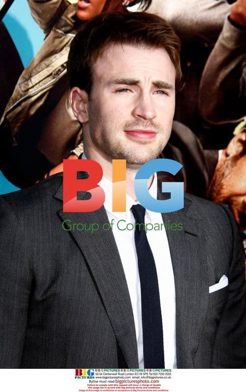 Chris Evans at 'The Losers' Premiere