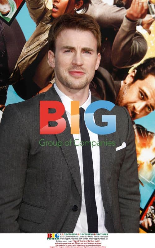 Chris Evans at 'The Losers' Premiere