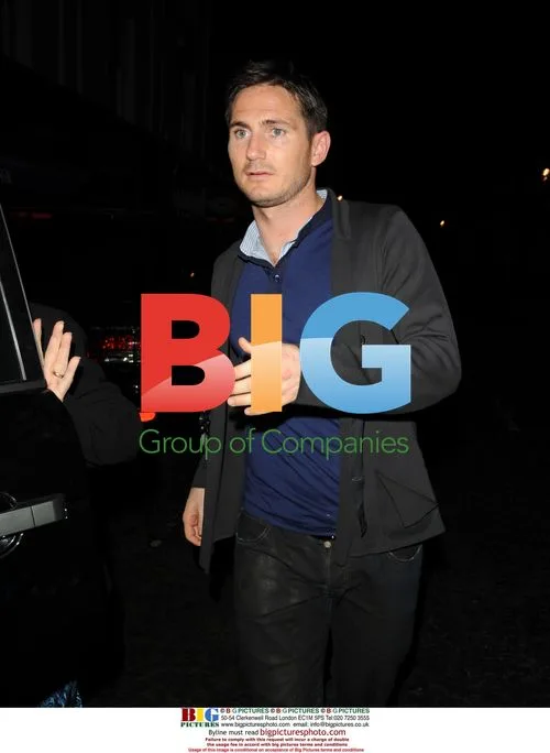 Frank Lampard and Christine Bleakley at Scalini Restaurant