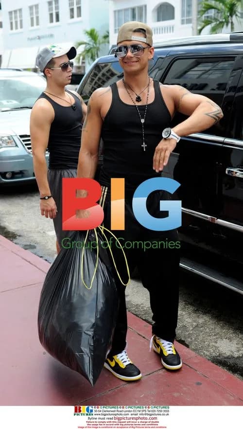 Mike 'The Situation' and Pauly D. Leaving Hotel