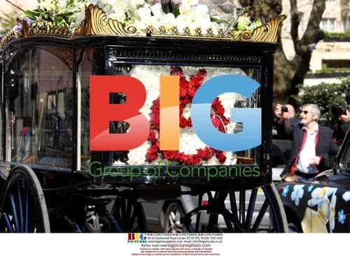 Anarchy floral tribute at Malcolm Mclaren\'s funeral