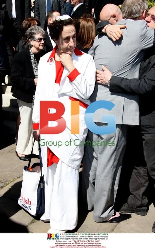 Philip Salon at Malcolm Mclaren Funeral
