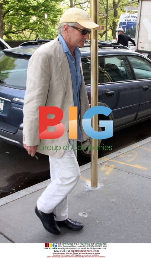 Michael Douglas Arrives at Home