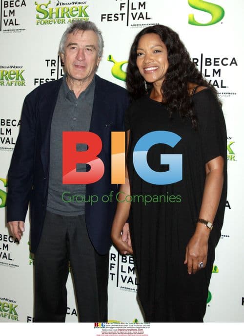 Robert De Niro and Grace Hightower at Shrek Forever After Premiere