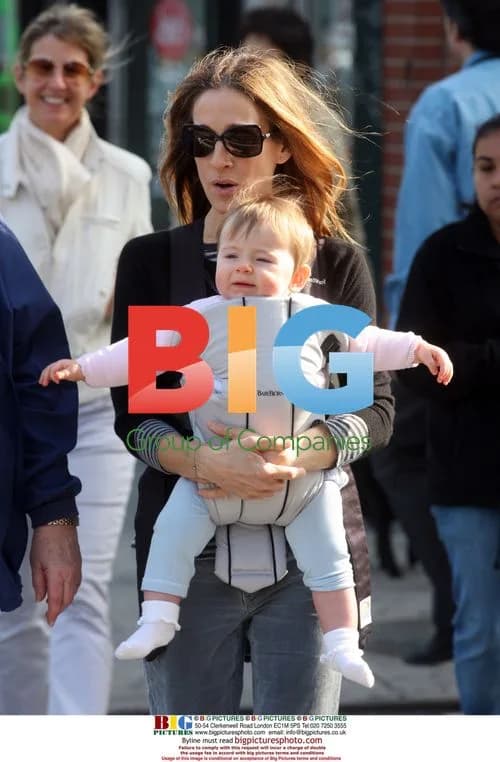 Sarah Jessica Parker with son and twin