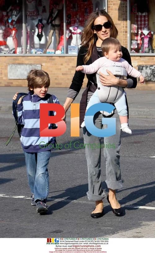 Sarah Jessica Parker with her son