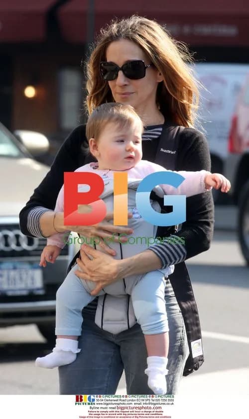 SJP Walks Son to School in NYC
