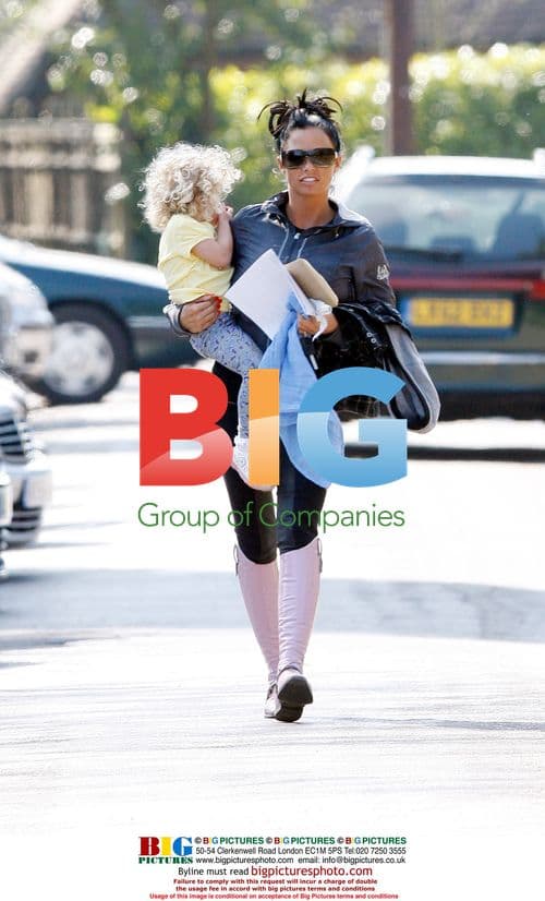Katie Price and Daughter in Surrey