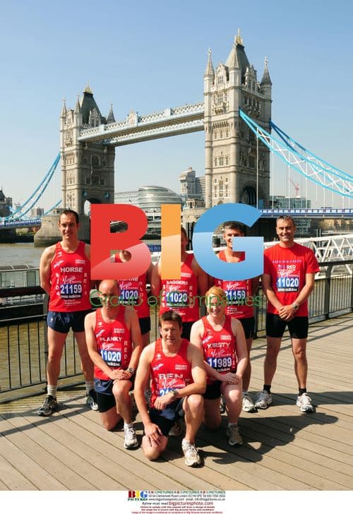 Red Arrows at London Marathon