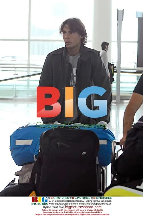 Rafa Nadal and Mother at Airport