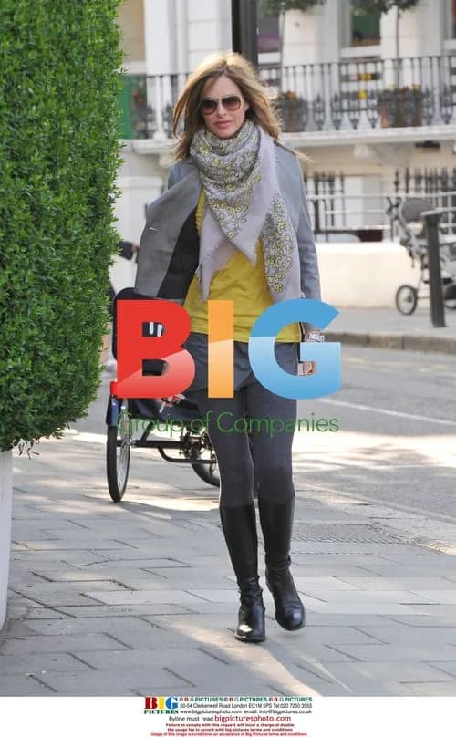 Trinny Woodall and new boyfriend on school run