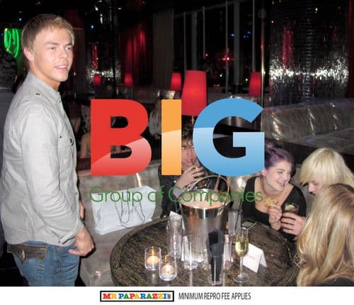 Derek Hough, Nick Grimshaw, Kelly Osbourne and Luke Worrall at US Weekly Party