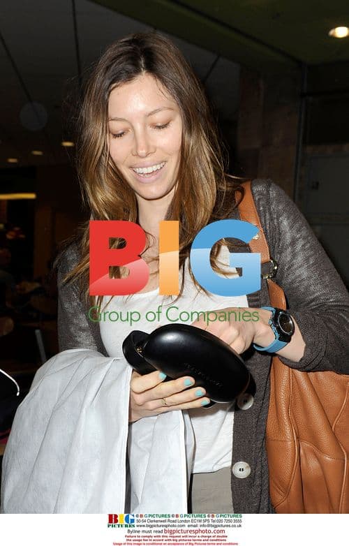 Jessica Biel Arrives at Miami Airport