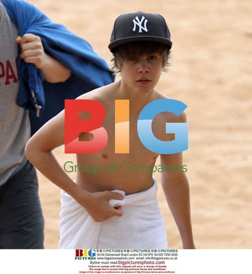 Justin Bieber at Whale Beach, Sydney