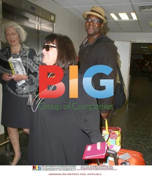 Lenny Henry and Dawn French return from holiday