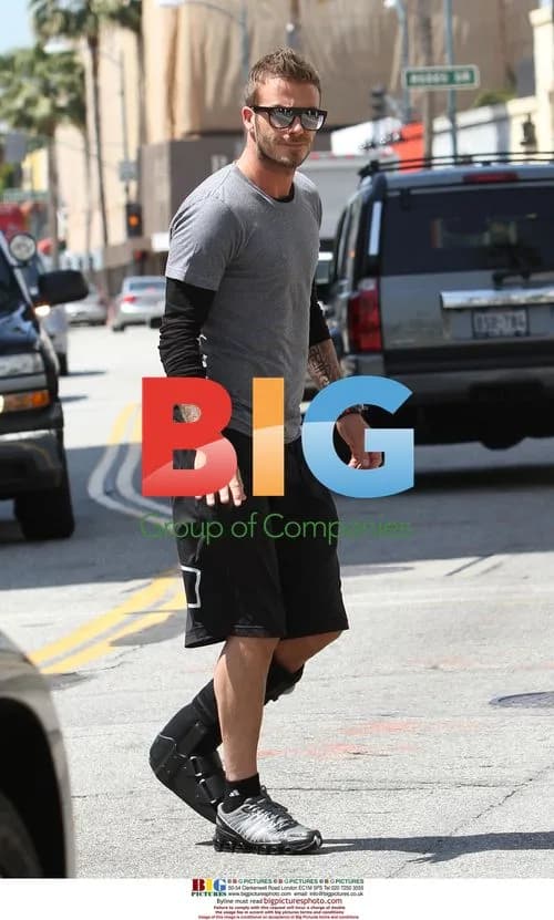 Beckhams visit Pinkberrys in LA