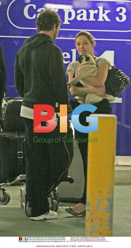 Kelly Brook Surprised at Heathrow