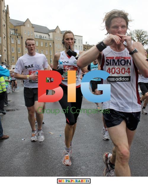 Celebrities Run London Marathon