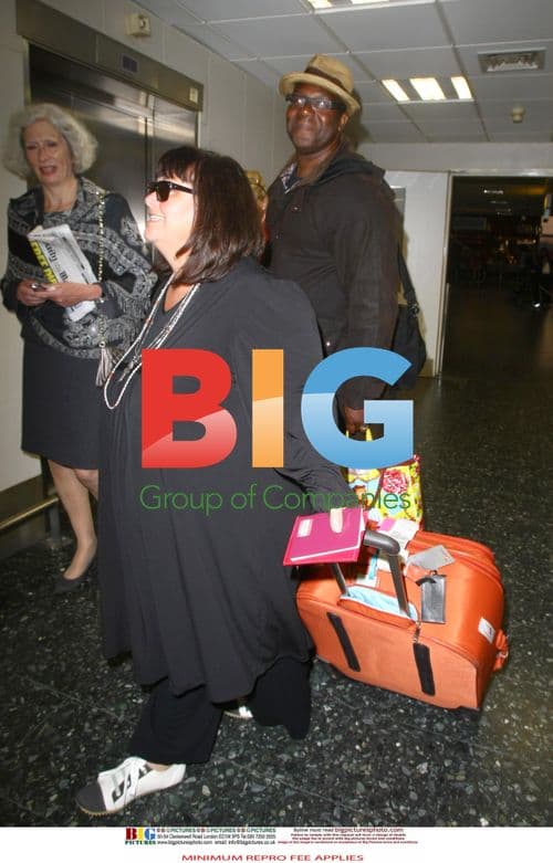 Lenny Henry and Dawn French Return from Caribbean Vacation