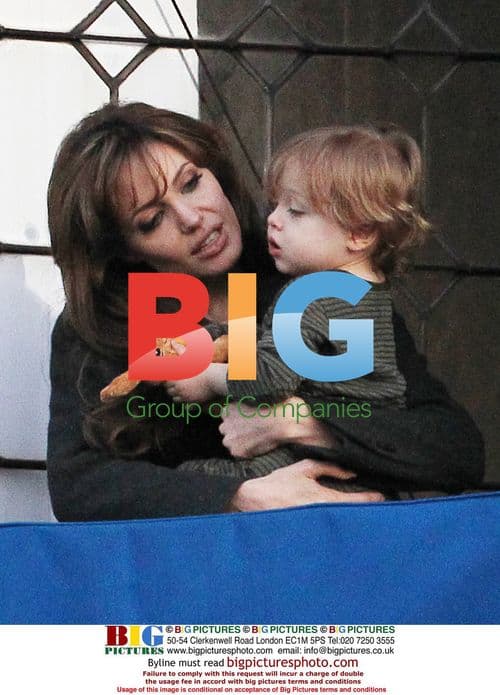 Angelina Jolie and Son Knox in Venice
