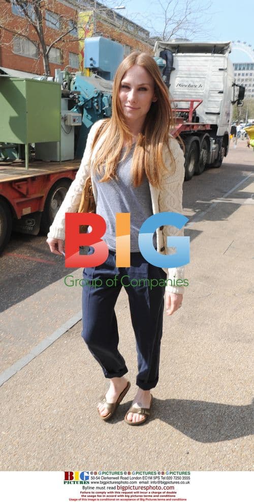 Celebrities at ITV studios, London