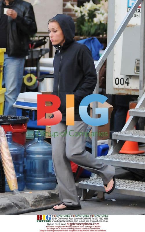 Actress Piper Perabo Filming 'Covert Affairs'