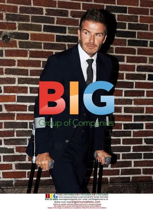 David Beckham on "Late Show"