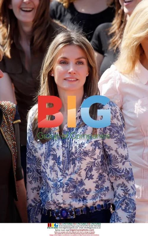 Princess Letizia at Madrid School